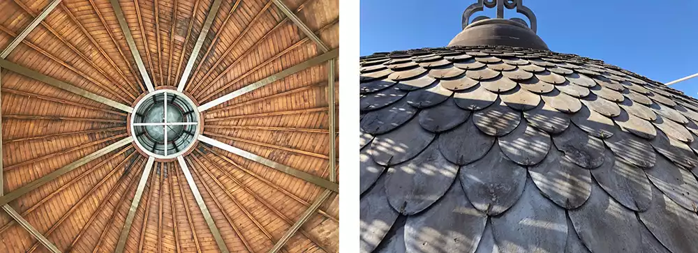 Restauración de fachada y cúpula del edificio Ferrer-Cagigal, Plaza Francesc Macià 3