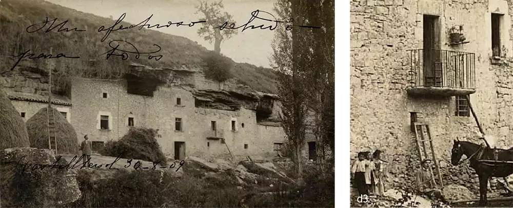 Rehabilitación del mas d’Esplugues - Foto histórica