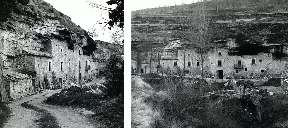 Rehabilitación del mas d’Esplugues - Foto histórica